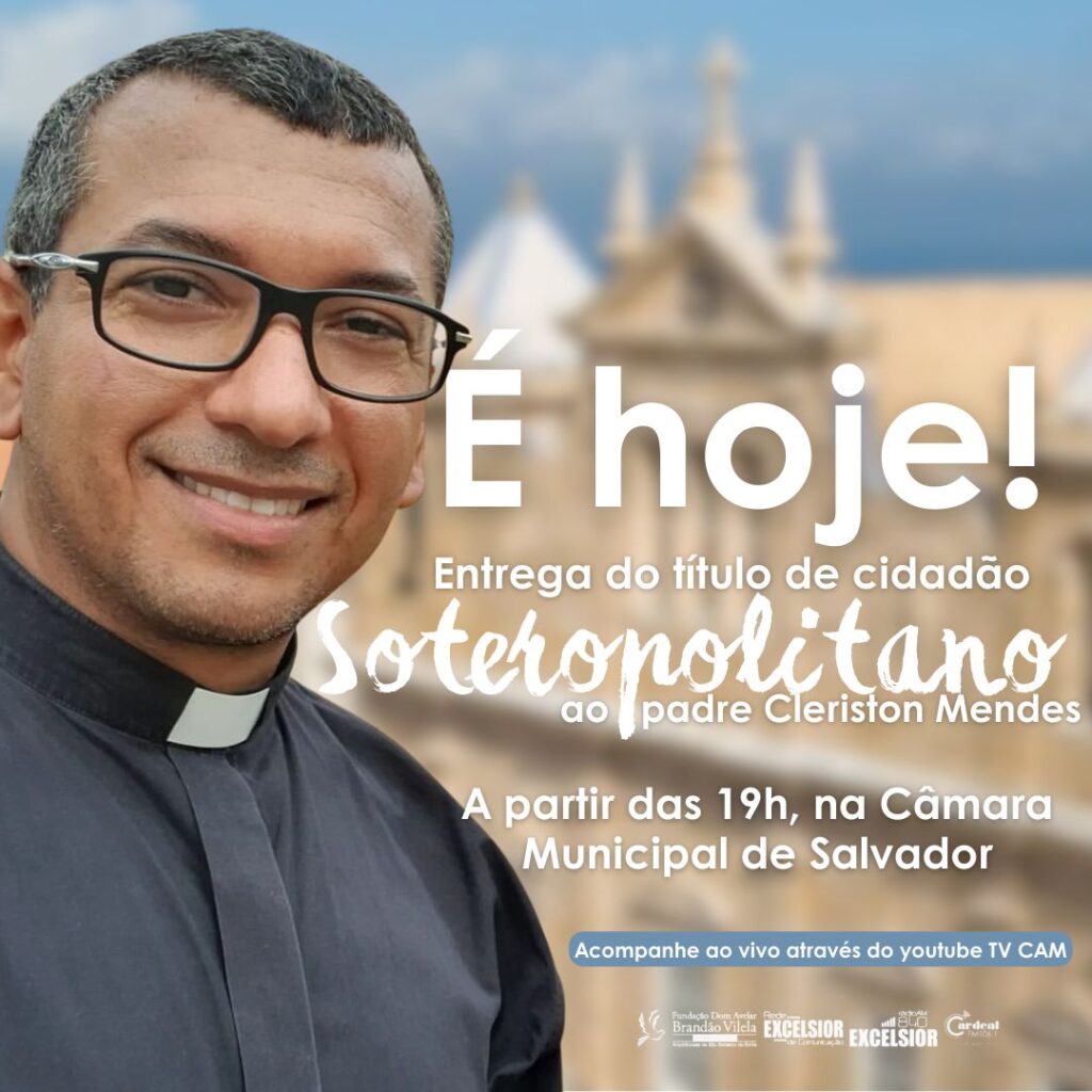 Padre Clériston é condecorado com título de cidadão soteropolitano